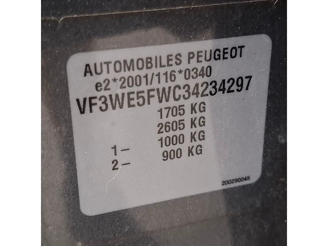 Personenauto, peugeot, 207 sw, 1.6 vti xs, 2008 - afbeelding 64 van  76