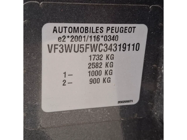 Personenauto, peugeot, 207 sw outdoor, 1.6 vti xs, 2008 - afbeelding 69 van  80