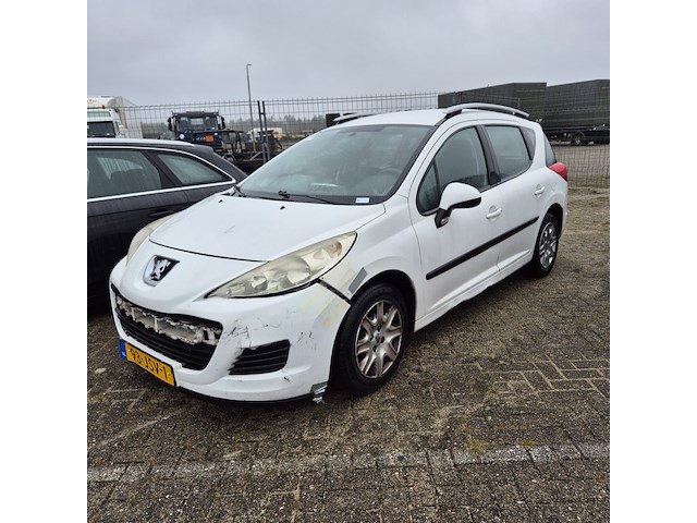 Personenauto peugeot, 207, wit - afbeelding 1 van  1