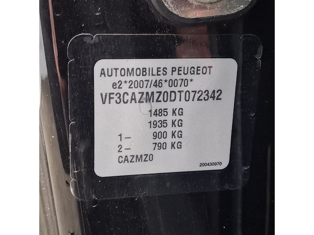 Personenauto, peugeot, 208, 1.0 vti access, 2013 - afbeelding 35 van  45