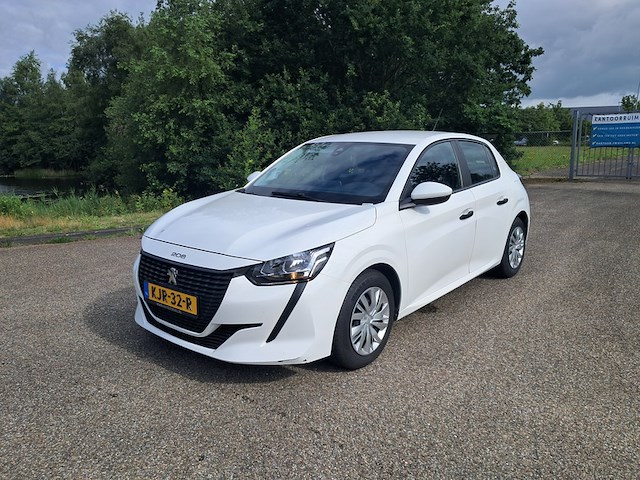Personenauto, peugeot, 208, 1.2 puretech active, wit, 2020 - afbeelding 1 van  60