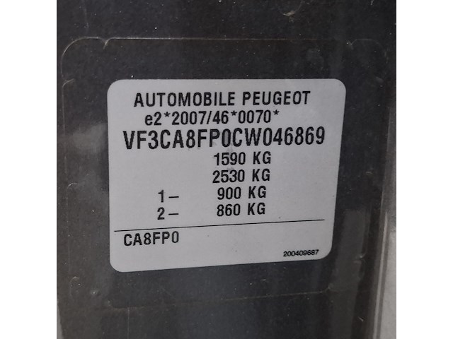 Personenauto, peugeot, 208, 1.4 vti active, 2012 - afbeelding 33 van  53