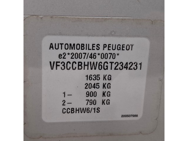 Personenauto, peugeot, 208 1.6, 2016 - afbeelding 52 van  67