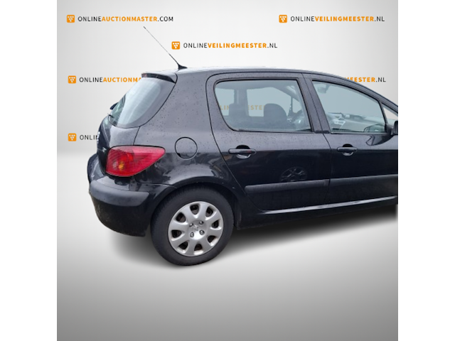 Personenauto, peugeot, 307, 1.6-16v xs, zwart, 2003 - afbeelding 8 van  12
