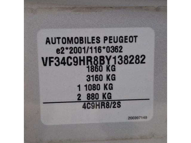 Personenauto, peugeot, 308, 2011 - afbeelding 40 van  61
