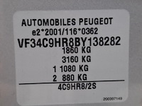 Personenauto, peugeot, 308, 2011 - afbeelding 40 van  61