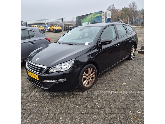 Personenauto peugeot, 308, zwart - afbeelding 1 van  1