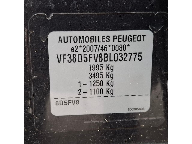 Personenauto, peugeot, 508, 1.6 thp active, 2011 - afbeelding 43 van  58