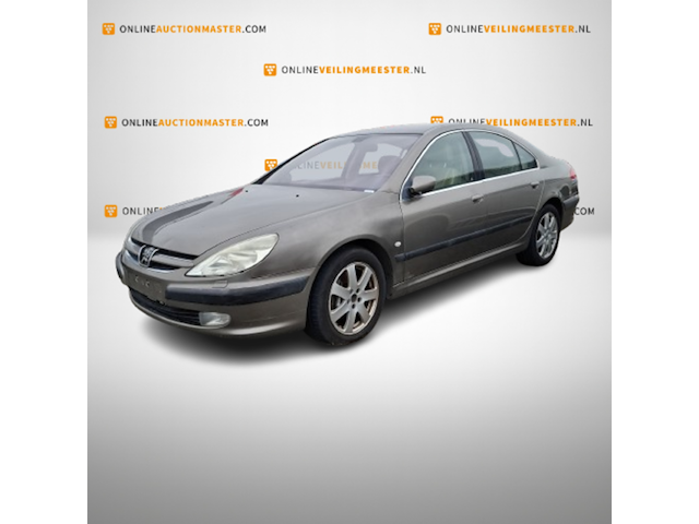 Personenauto, peugeot, 607, 3.0-24v v6 executive, grijs, 2004 - afbeelding 1 van  7
