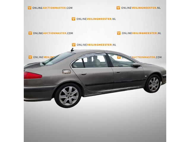 Personenauto, peugeot, 607, 3.0-24v v6 executive, grijs, 2004 - afbeelding 4 van  7