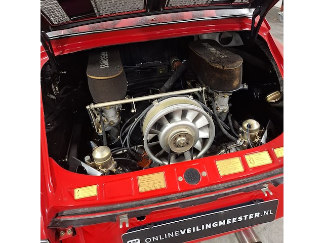 Personenauto, porsche, 911, 2.7 coupé, rood, 1965 - afbeelding 9 van  49