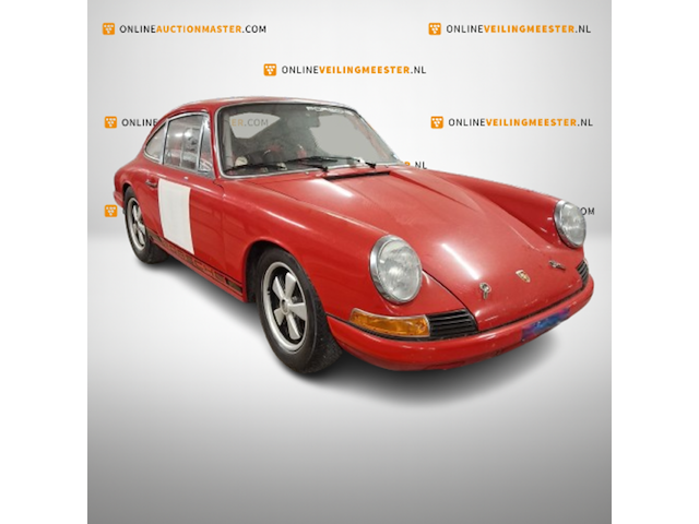 Personenauto, porsche, 911, 2.7 coupé, rood, 1965 - afbeelding 12 van  49