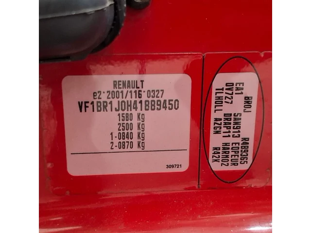 Personenauto, renault, clio, 1.2 special line, 2009 - afbeelding 64 van  85