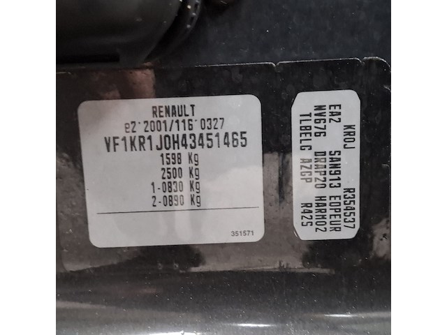 Personenauto, renault, clio estate, 1.2-16v authentique, 2010 - afbeelding 29 van  48