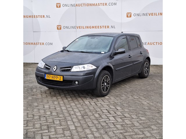 Personenauto renault, mégane 1.6-16v, grijs, bouwjaar 2009 - afbeelding 1 van  49