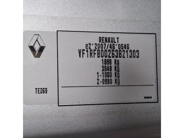 Personenauto, renault, megane, 2019 - afbeelding 50 van  66