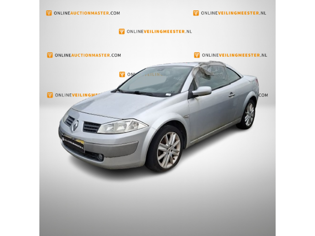 Personenauto, renault, mégane coupé-cabriolet, 1.6-16v privilège luxe, grijs, 2005 - afbeelding 1 van  11