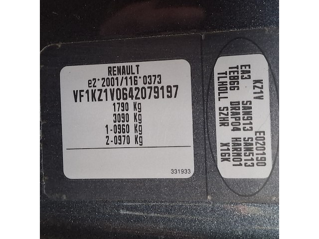 Personenauto, renault, mégane estate, 1.4 tce dynamique, 2009 - afbeelding 33 van  52