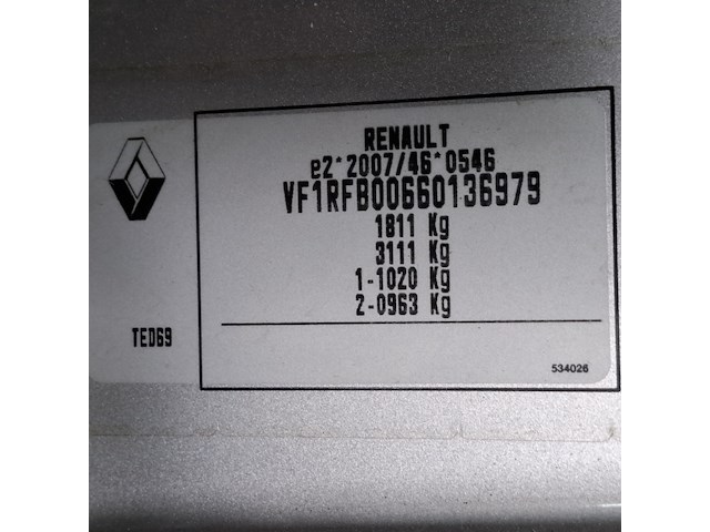 Personenauto, renault, megane - afbeelding 36 van  55
