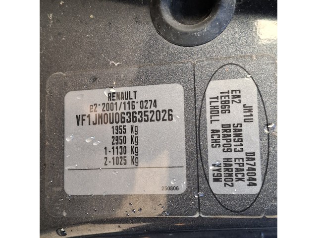 Personenauto, renault, scénic, 2.0-16v business line, 2006 - afbeelding 32 van  43