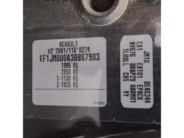 Personenauto, renault, scénic, 2.0-16v business line, 2007 - afbeelding 40 van  61