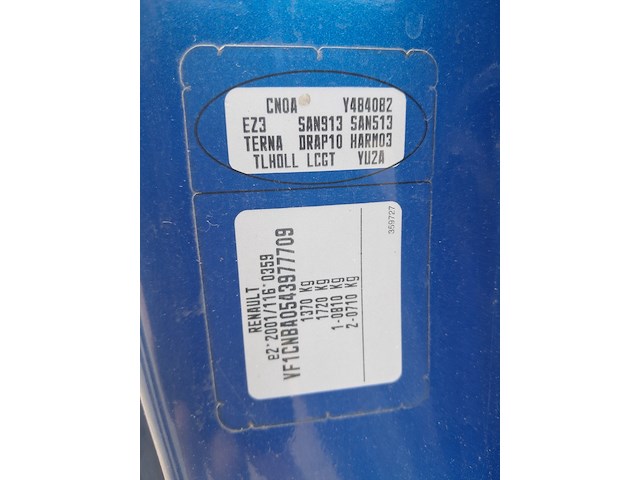 Personenauto, renault, twingo, 1.2-16v authentique, blauw, 2010 - afbeelding 29 van  46