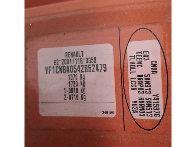 Personenauto, renault, twingo, 1.2-16v dynamique, 2010 - afbeelding 58 van  76