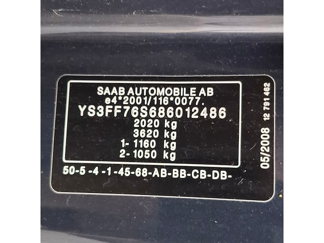 Personenauto, saab, 9-3 cabrio, 2.0t linear, 2008 - afbeelding 44 van  68