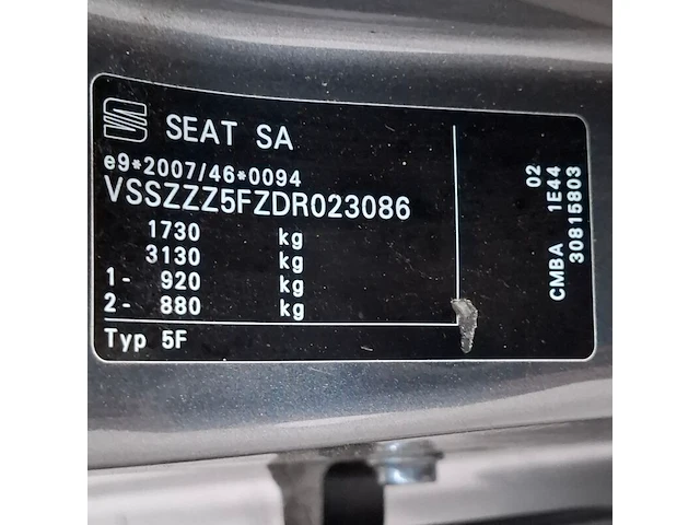 Personenauto, seat, 1.4 tsi style, 2013 - afbeelding 61 van  79