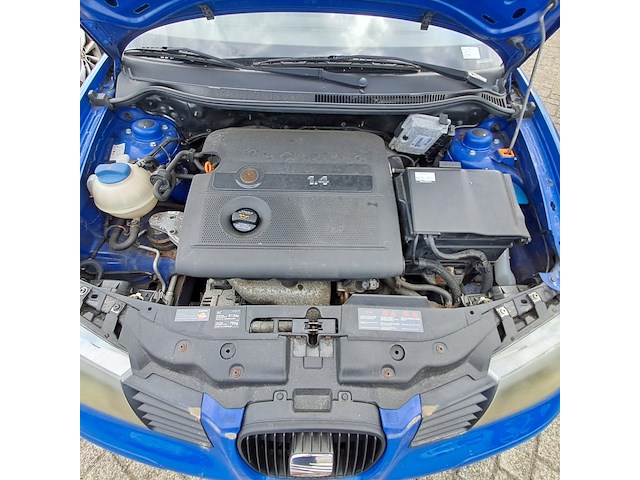 Personenauto, seat, ibiza, 1.4-16v stella, blauw, 2004 - afbeelding 4 van  15