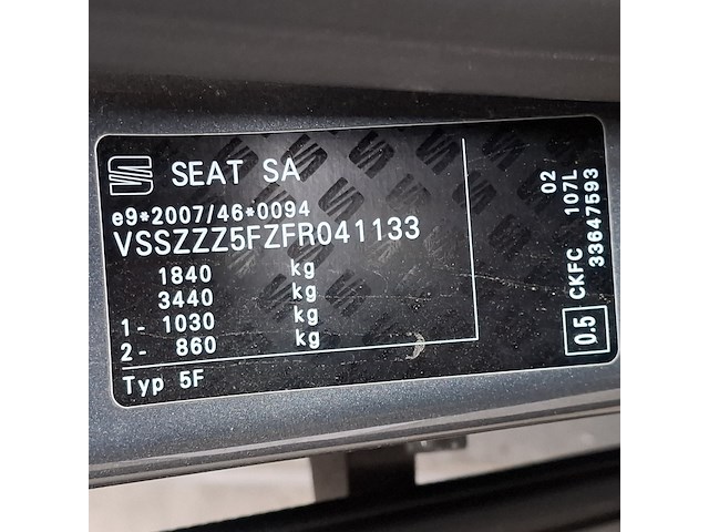 Personenauto, seat, leon - afbeelding 35 van  61