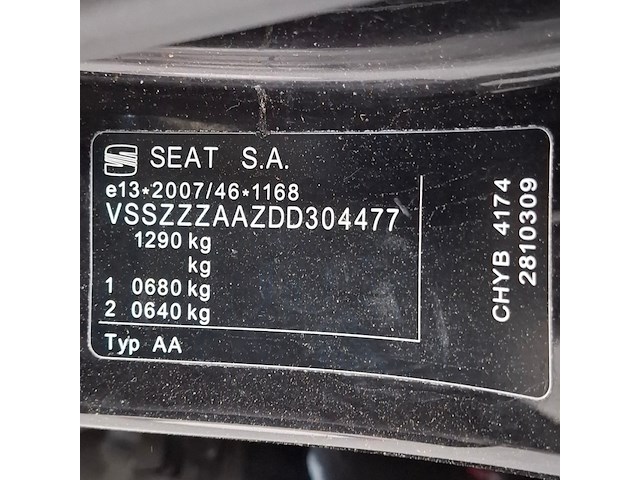 Personenauto, seat, mii, 1.0 style sport, 2012 - afbeelding 40 van  58