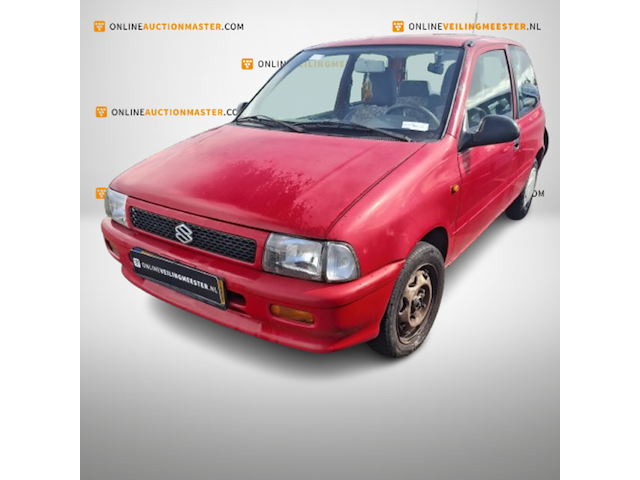 Personenauto, suzuki, alto, 1.0-16v twist, rood, 2002 - afbeelding 1 van  10