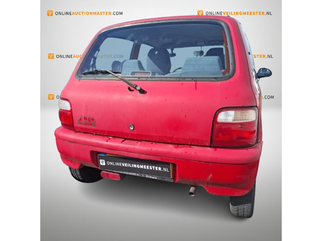 Personenauto, suzuki, alto, 1.0-16v twist, rood, 2002 - afbeelding 4 van  10