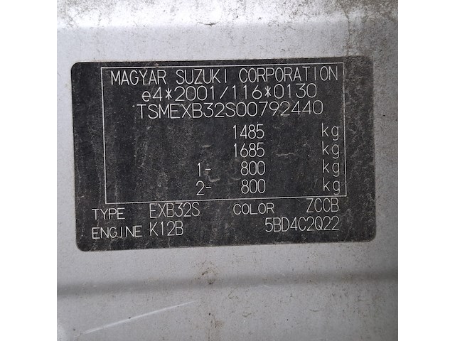 Personenauto, suzuki, splash, 1.2 comfort easss, 2013 - afbeelding 36 van  46