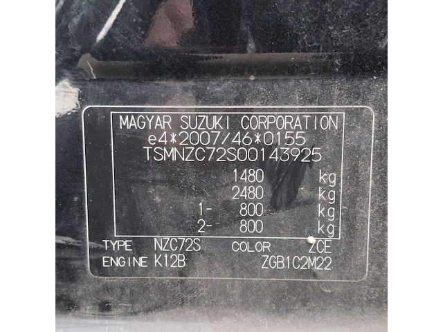 Personenauto, suzuki, swift 1.2, 2011 - afbeelding 46 van  49