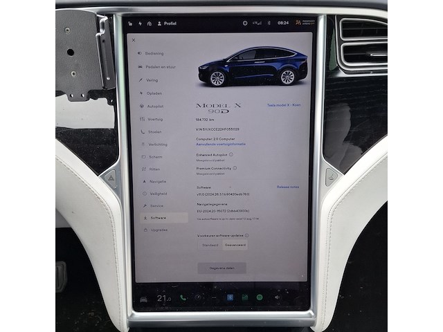 Personenauto, tesla, model x, 90d base 6p., 2017 - afbeelding 14 van  78