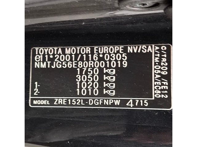 Personenauto, toyota, auris, 1.8 aspiration, 2011 - afbeelding 37 van  55