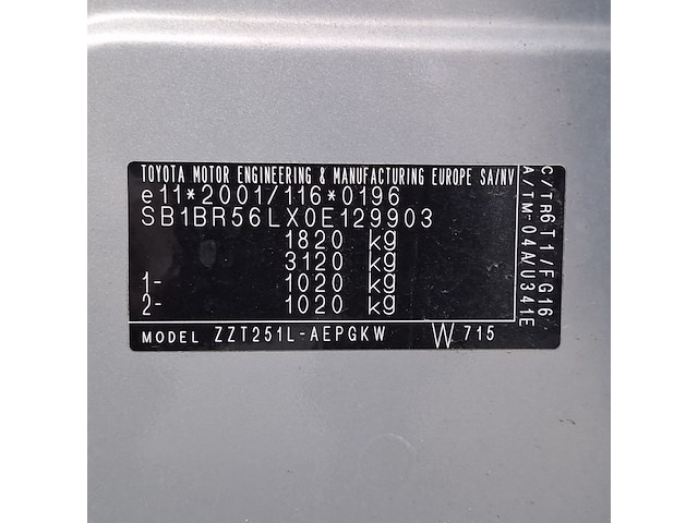 Personenauto, toyota, avensis, 1.8 vvti linea sol, 2005 - afbeelding 36 van  53