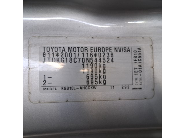 Personenauto, toyota, aygo, 1.0-12v comfort navigator, 2011 - afbeelding 36 van  55