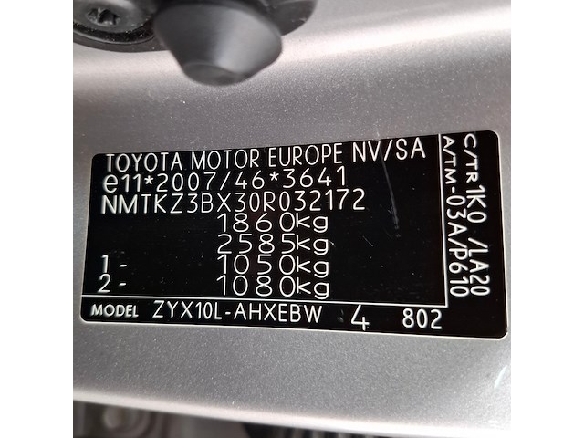 Personenauto, toyota, c-hr, 1.8 hybrid bi-tone, 2017 - afbeelding 60 van  73