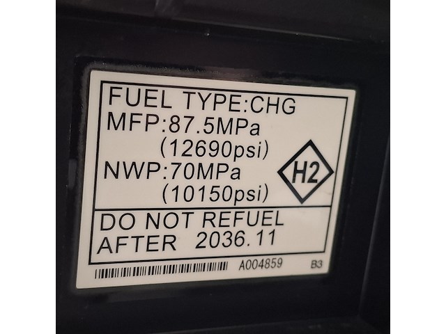 Personenauto, toyota, mirai, 2022 - afbeelding 38 van  58