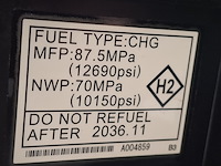 Personenauto, toyota, mirai, 2022 - afbeelding 38 van  58