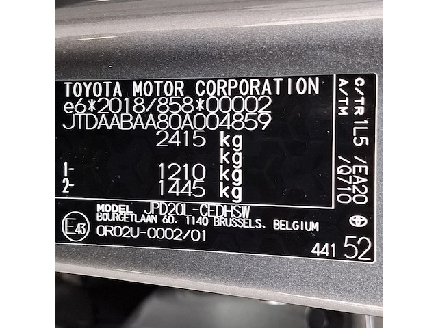 Personenauto, toyota, mirai, 2022 - afbeelding 39 van  58