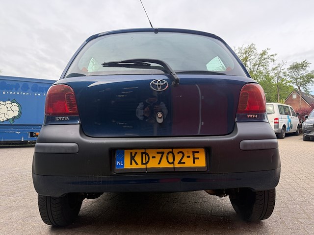 Personenauto, toyota, yaris, 1.0 vvt-i, blauw, 2005 - afbeelding 3 van  24