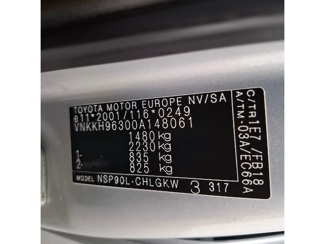 Personenauto, toyota, yaris, 1.3 vvti aspiration, 2010 - afbeelding 52 van  69