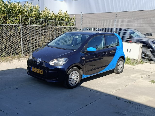 Personenauto, volkswagen, eco up!, 1.0 move up! bluemotion, blauw, 2014 - afbeelding 1 van  26