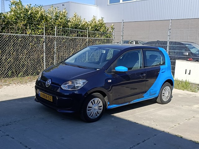 Personenauto, volkswagen, eco up!, 1.0 move up! bluemotion, blauw, 2014 - afbeelding 1 van  28