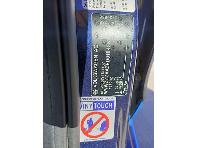 Personenauto, volkswagen, eco up!, 1.0 move up! bluemotion, blauw, 2014 - afbeelding 13 van  28