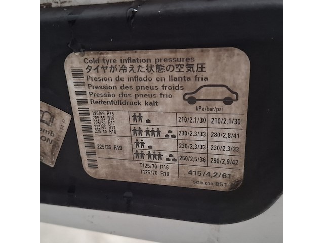 Personenauto, volkswagen, golf, 1.4 tsi cup edition, 2014 - afbeelding 36 van  55